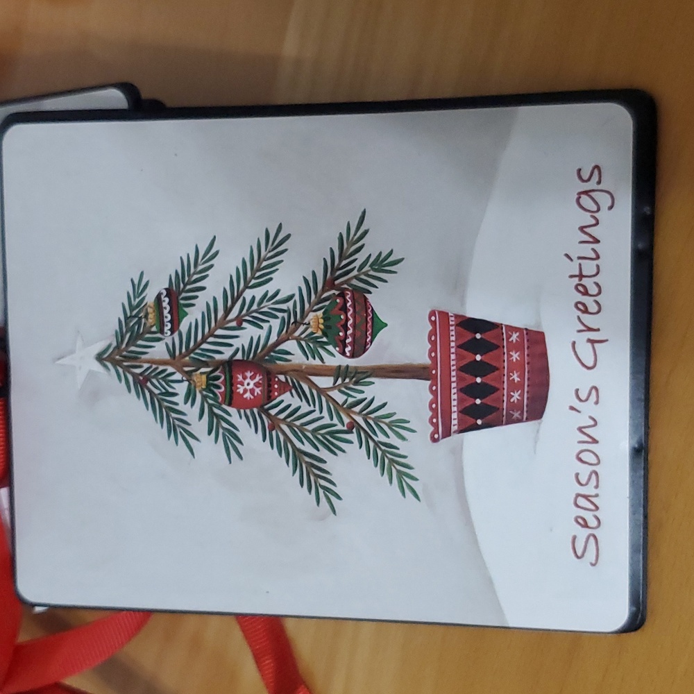 NWT MELROS International Season's Greetings Holiday Ornaments  Set of 10